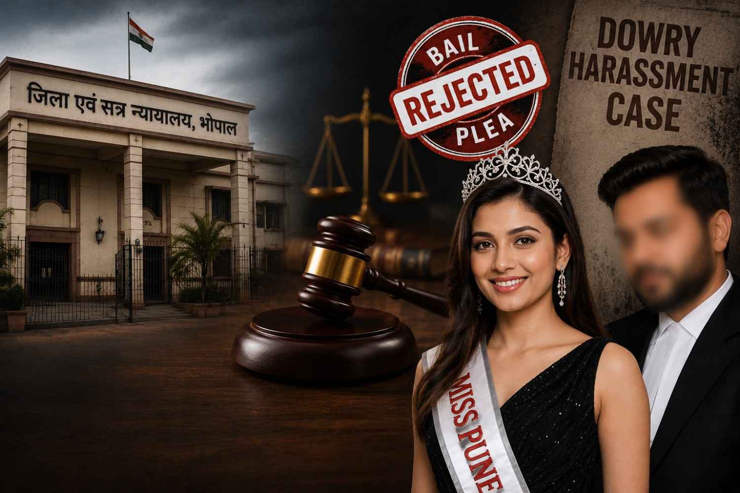 Twisha Sharma Death Case: Bhopal Court Denies Bail to Lawyer Husband in Dowry Harassment Case