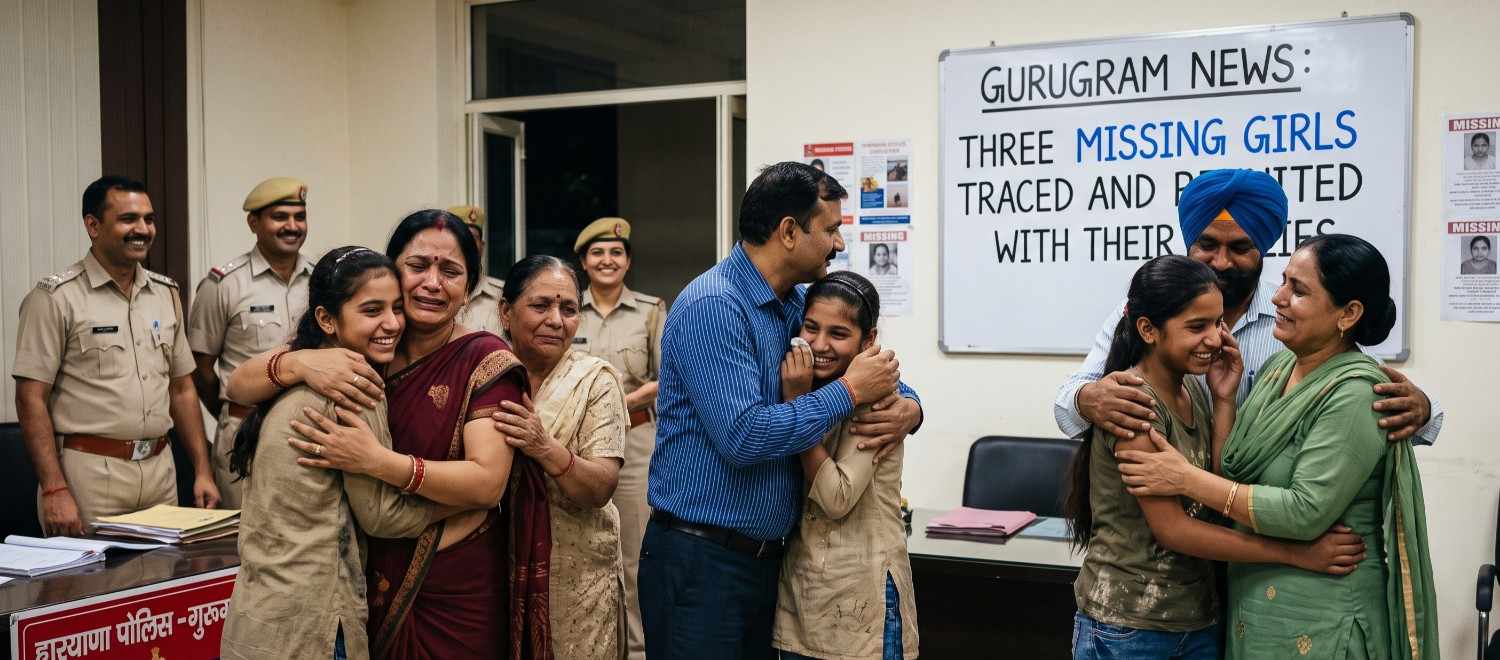 Three Missing Girls Traced and Reunited with Their Families