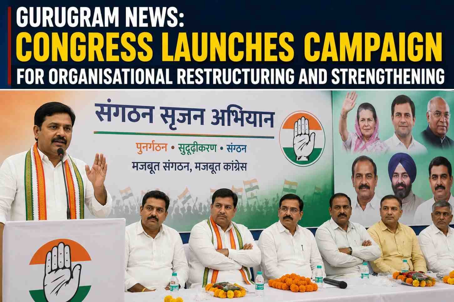 Congress Launches Campaign for Organisational Restructuring and Strengthening