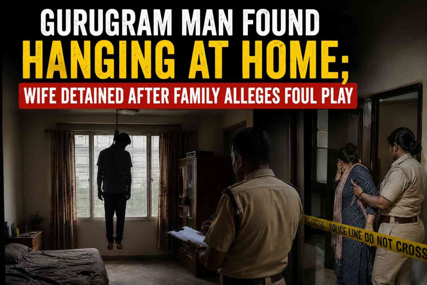 Gurugram Man Found Hanging at Home